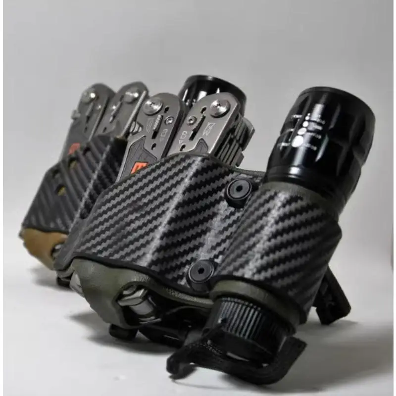 1piece Red Carbon Fiber Pattern Kydex Thermoplastic Board for DIY Knife Sheath Case Making Material - Kydex Holster Material