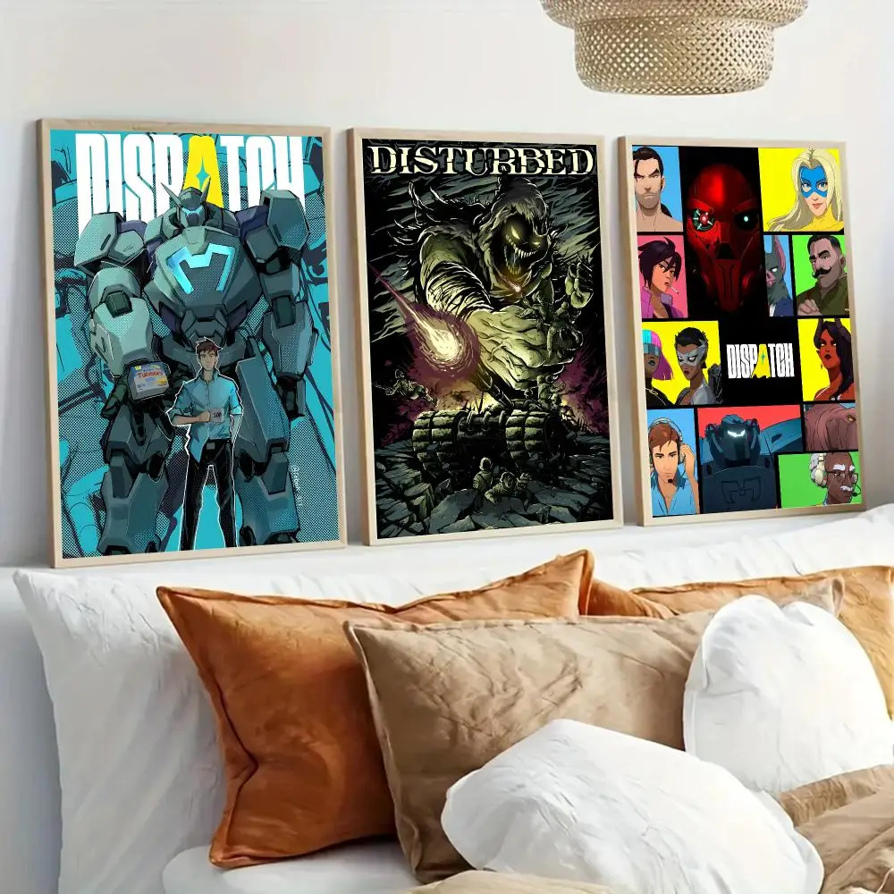 D-Dispatch Popular Game Poster Modern Home Living Bedroom Bar Hallway Waterproof Wall Art Aesthetic Decor