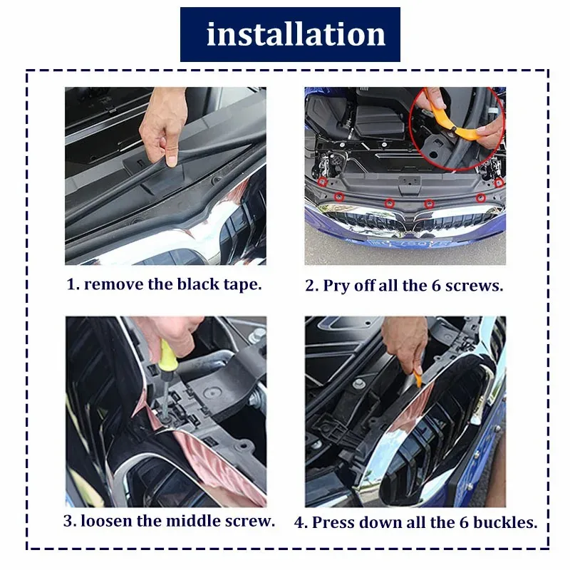 مناسبة لسيارات BMW F01 F02 F03 F04 740i 750i 7 Series 2009-2015 المصد الأمامي على شكل الكلى مصبغة لامعة خط مزدوج أسود