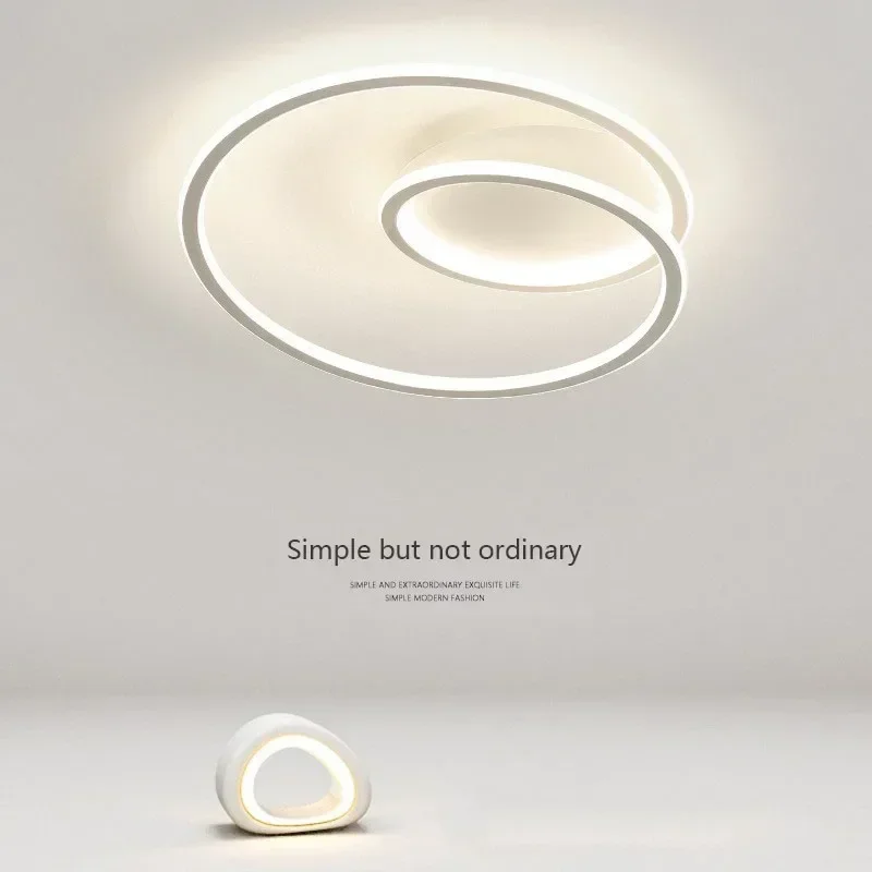 Plafonnier LED au Design Moderne et Simple, Luminaire Décoratif d'Nik, Idéal pour un Salon, une Salle à Manger, une Chambre à Coucher ou un Bureau