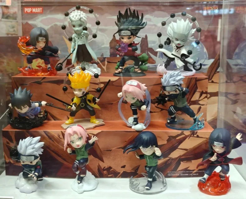 Echte POPMART Naruto Fourth Great Ninja War Blind Box Anime Sammler-Actionfigur Naruto Uzumaki Dekoration Weihnachtsgeschenk – Detail 2