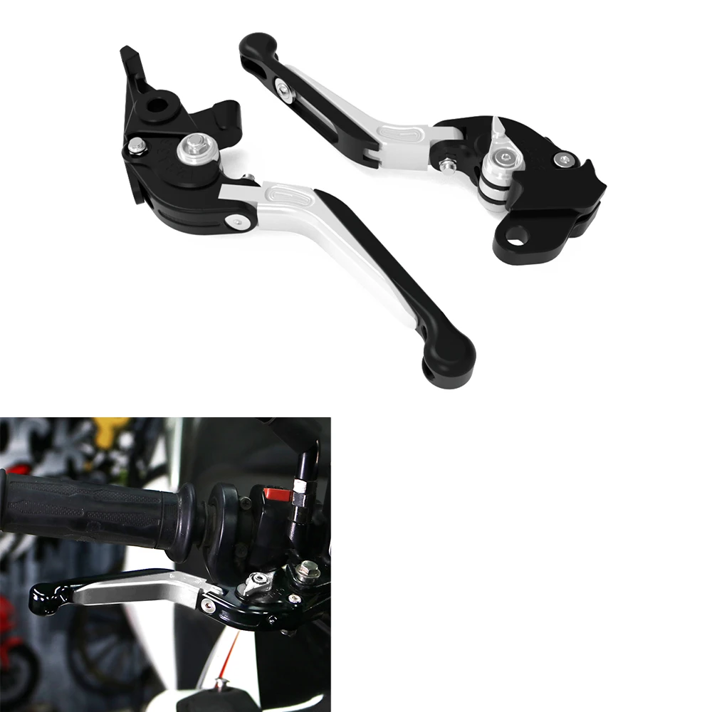 Motorcycle CNC Adjustable Folding Brake Clutch Levers For Norge 850 T GTL Norge1200 H/T Moto Morini 1200 Scrambler 1200 Sport