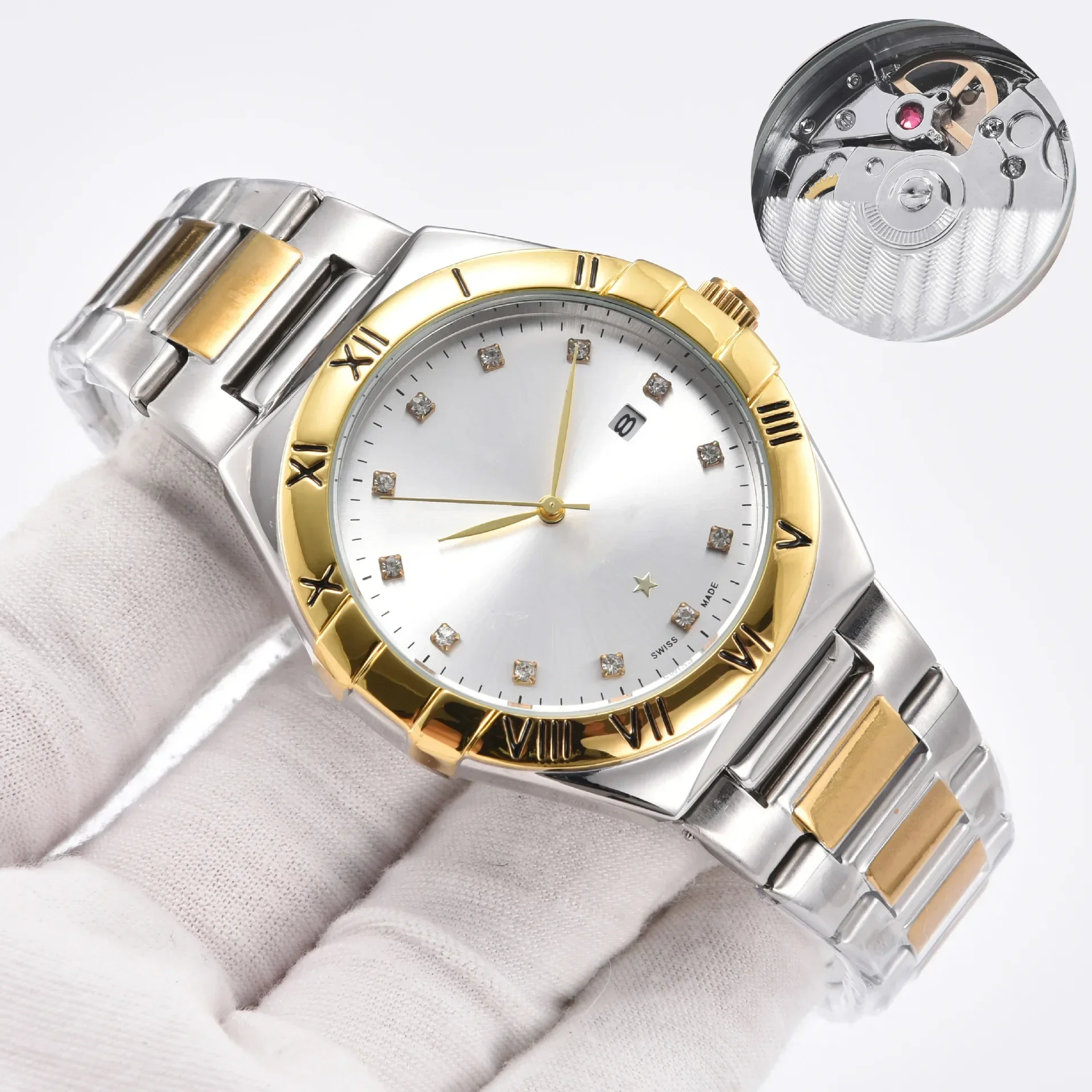 2025 Reloj de lujo de marca superior a la moda para hombre, reloj sencillo resistente al agua para hombre, relojes de calidad únicos, reloj de pulsera de cuarzo