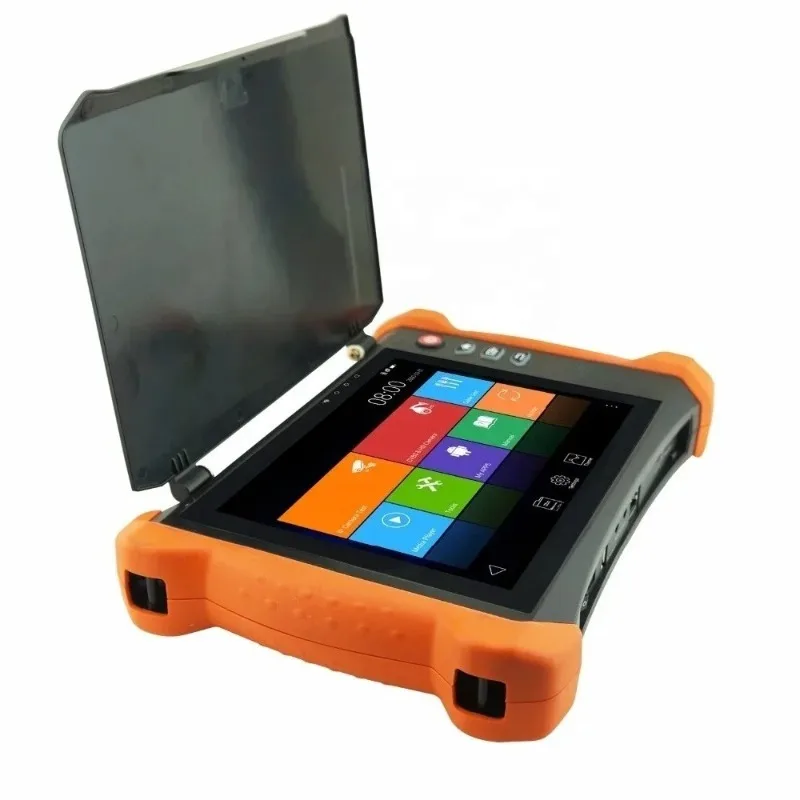 8 inch unti-sunlight cover desn top quality cctv wifi IP c tester with 8 MP CVI /8 MP TVI /5 MP AHD /EX-SDI
