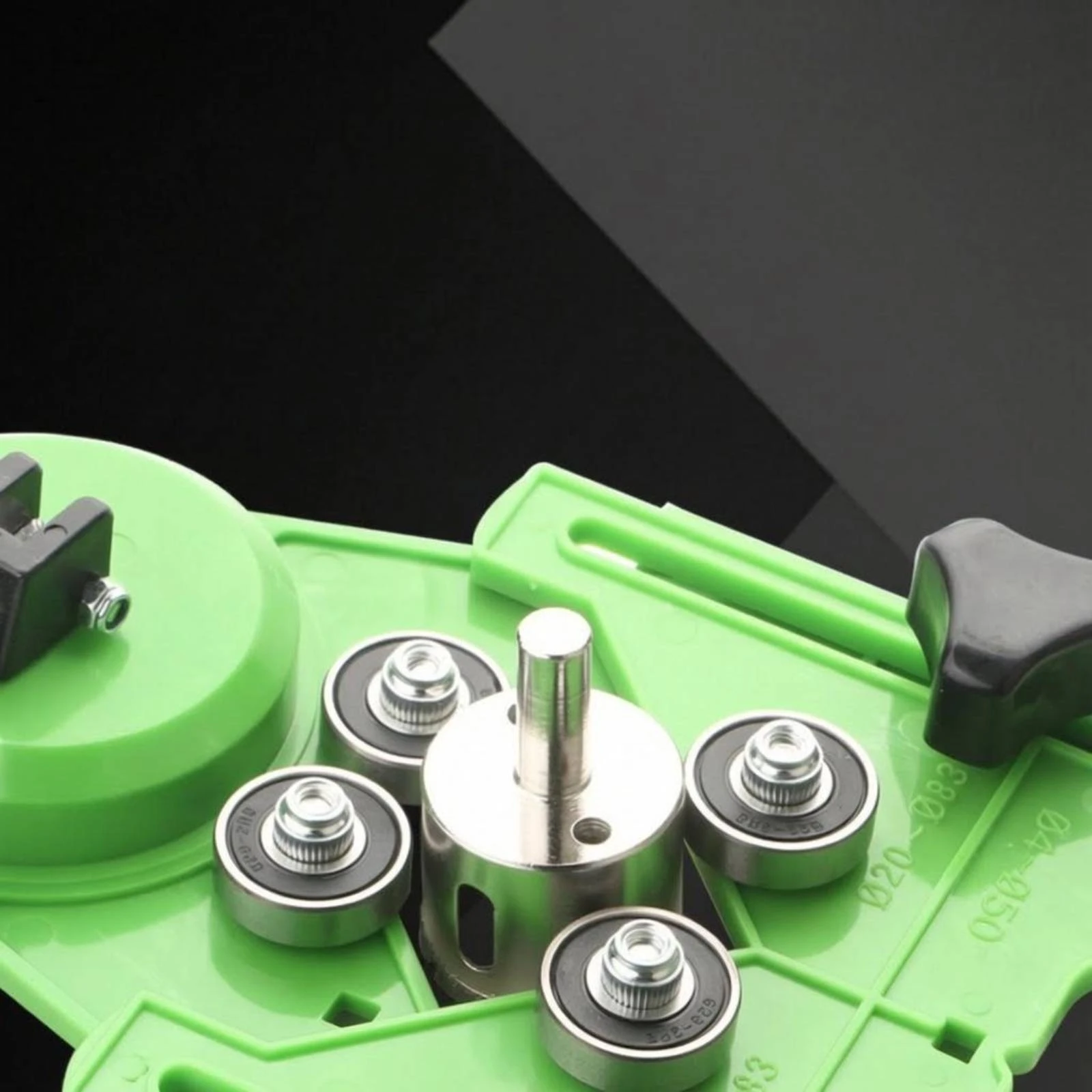 Tile Hole Positioning Tool Tightening Knobs Suction Cup Drill Guide view 4