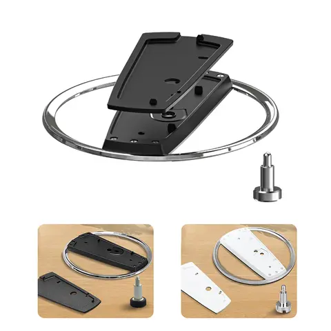 New Metal Vertical Stand for PS5 Slim Console Disc and Digital with Screw, Base Stand Replacement for Playstation 5 Slim Console