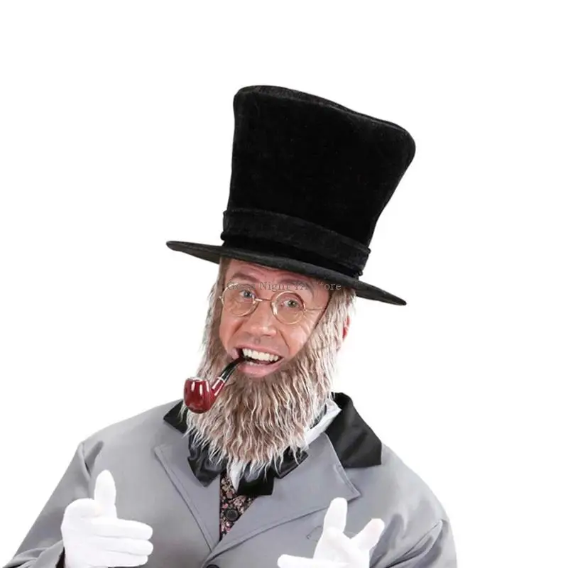 Oddychający oddychający czapka o wielkości dorosłych i przesadzona impreza brody niezbędna