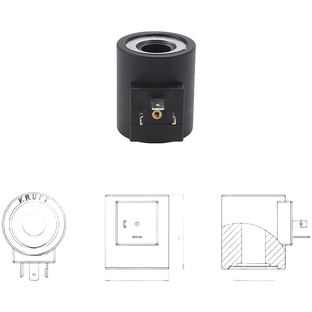 DC24V Operated Hydraulic Solenoid Valve 16mm ID for Pressure Relief in Excavators Loaders and Hydraulic Power Units