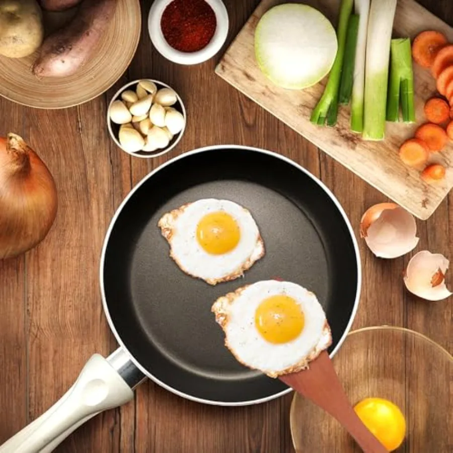 2 قطعة مجموعة ملعقة من الخشب الصلب للمقالي غير اللاصقة 12ih أداة مطبخ مريحة مع حافة منحنية أدوات يدوية للتقليب على سبيل المثال #6