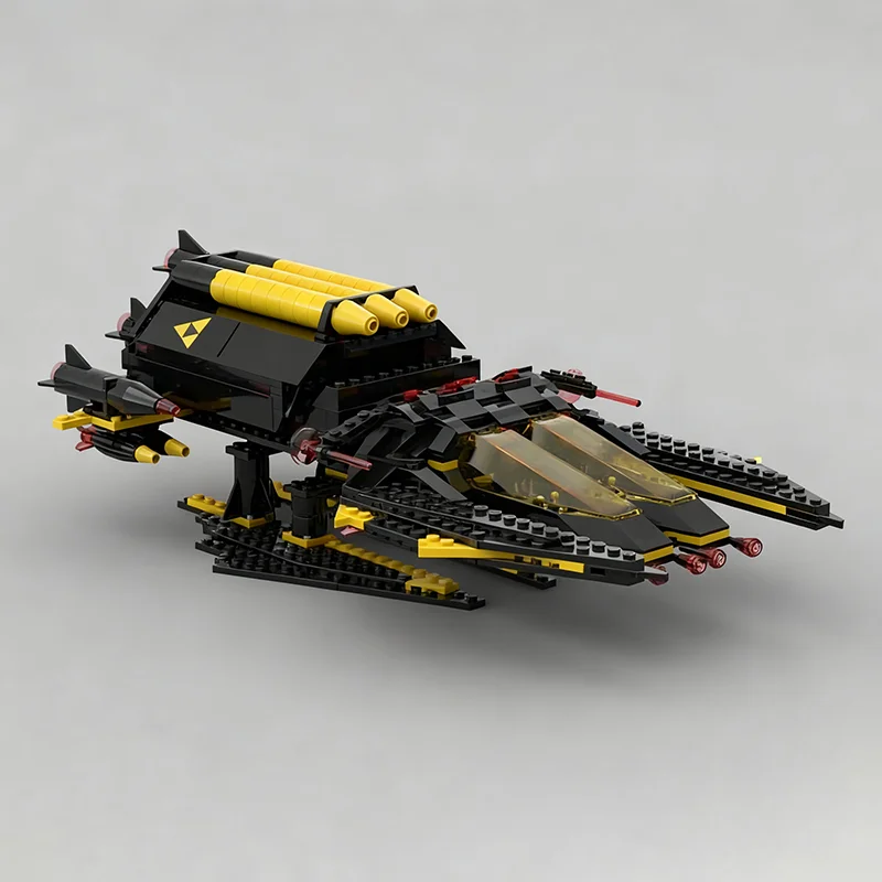 513 Piezas MOC Mega Spacewalker Blacktron Diseño Espacial Modelo I Regalos de Navidad Bloques de Construcción de Juguetes Arquitectura DIY Idea Creativa