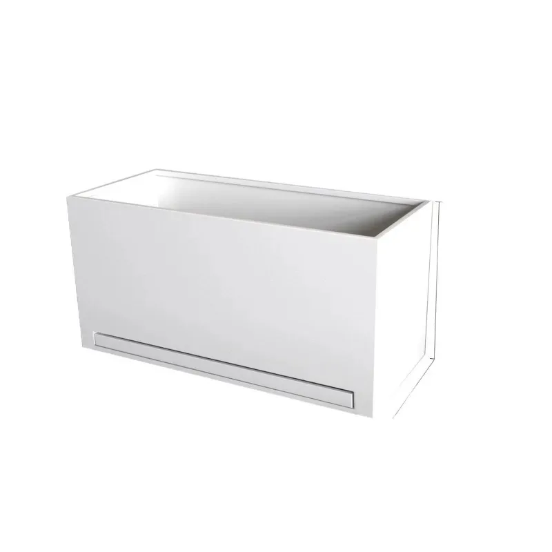 Stainless steel flower pot tray, water tray, indoor and outdoor balcony flower box, roof terrace planting box, courtyard