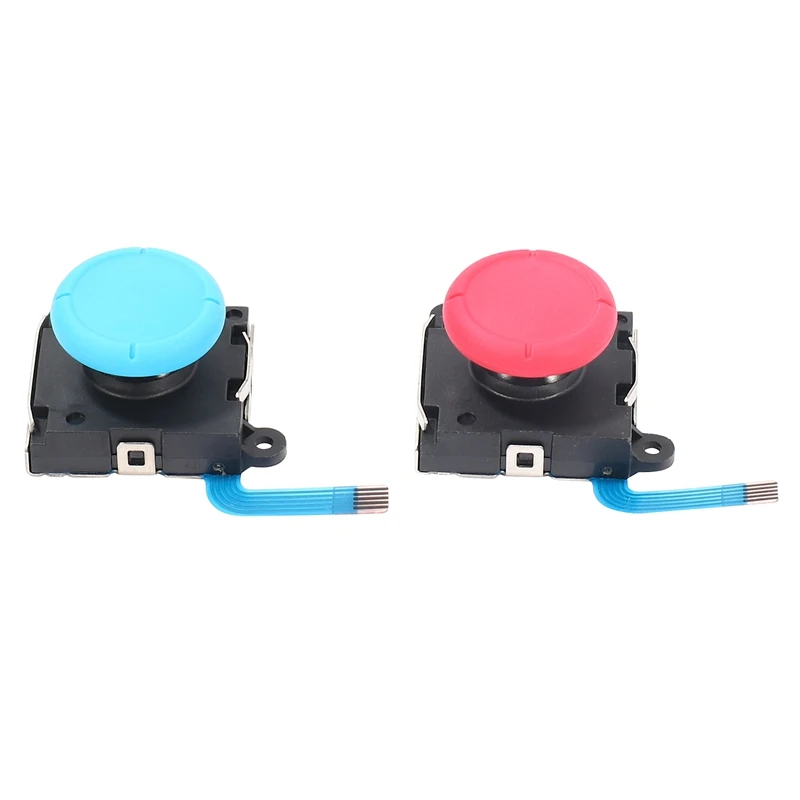 3D Analog Joystick Joy-Con Replacement Left/Right Thumbstick For Nintendo Switch/Switch Lite Controller And Console - 2 Pack (Re