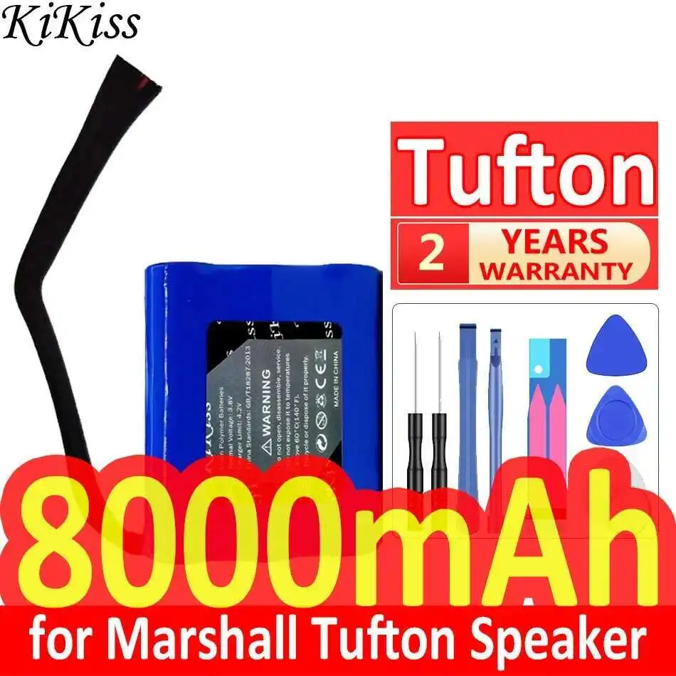

8000Mah Premium Replacement For Marshall Tufton Speaker C196G1 Battery