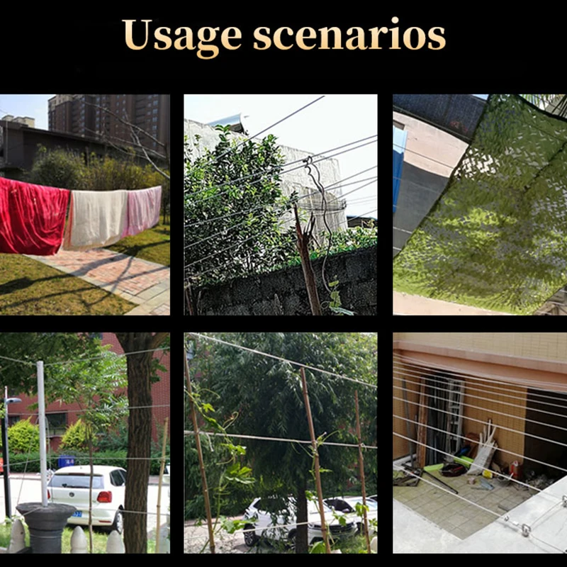 2PCS 2/3/4/5mm PVC Coated Cables With Ring Aluminum Sleeve Pressing Multi Functional Safety Ropes Stainless Steel Wire Slings