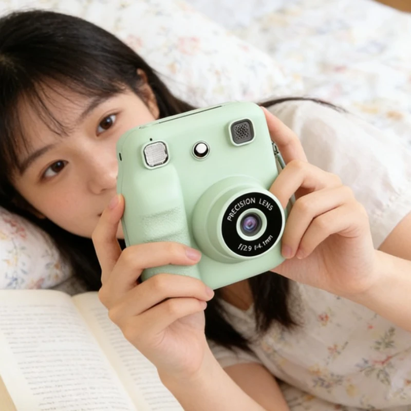 Multi-function Kids Camera Thermal Paper Camera HD Digital Video Camera Portable Snapshot Printing Camera Kids Birthday Gifts