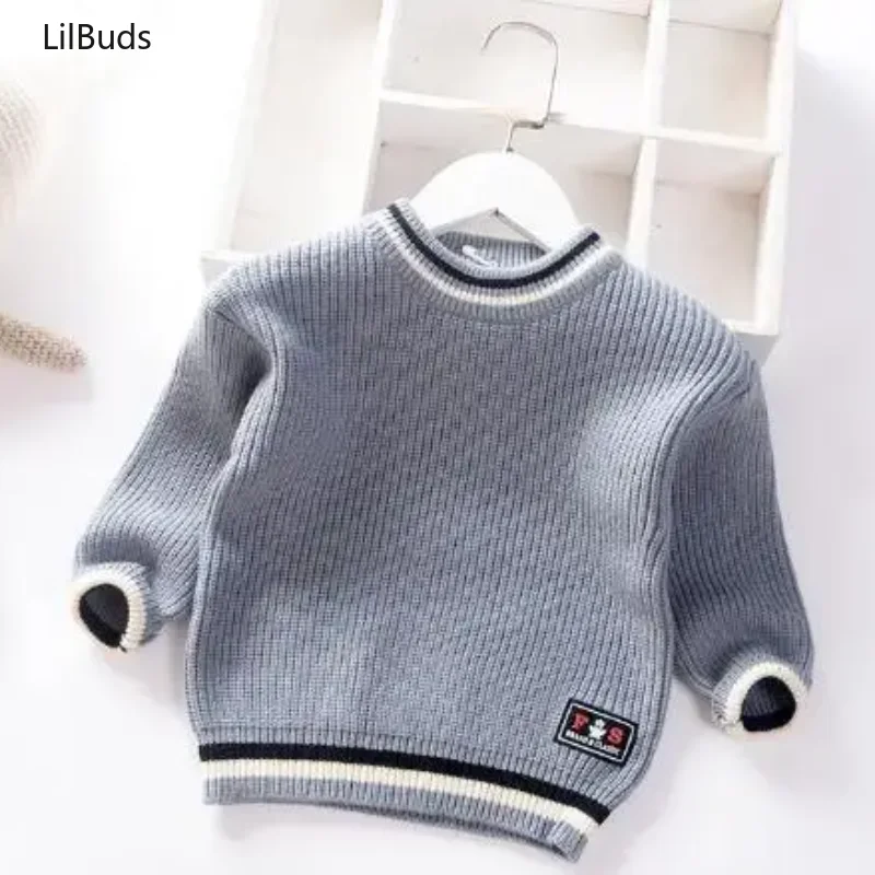 

2024 Baby Boys Sweater Girl Children Knitted Clothes Autumn Winter Matching New Kids Pullover Jumper Knit Toddler Top Sweater