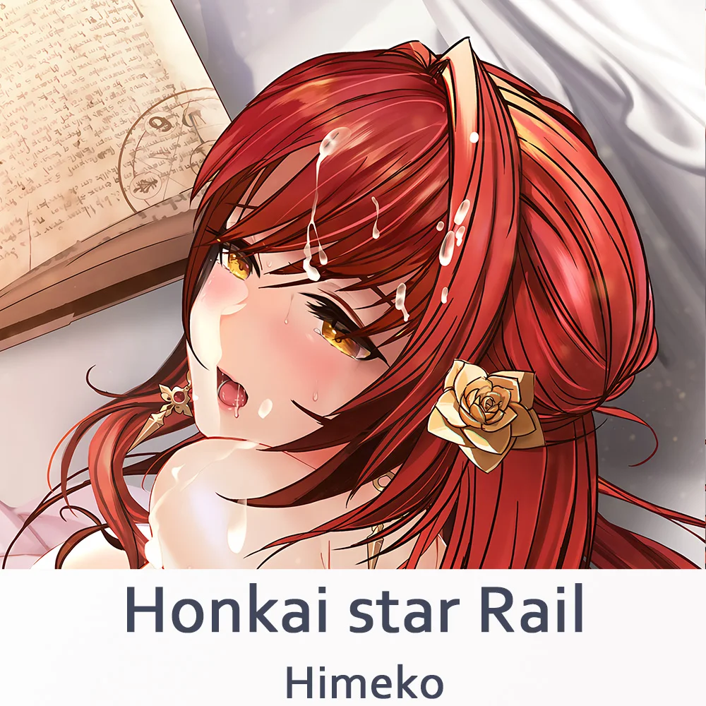 Honkai star Rail Himeko Dakimakura 2WAY Hugging Body Pillow Case Anime Otaku Pillow Cushion Cover Xmas Gifts