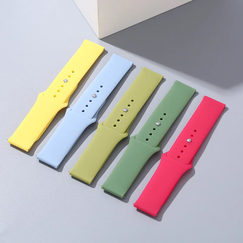 22mm Silicone band For Amazfit GTS 3/2/2e/GTS2 Mini/GTR 42mm/47mm/GTR 3/3 Pro/2/2e/4 Sport 20mm Watch Bracelet Amazfit bip strap