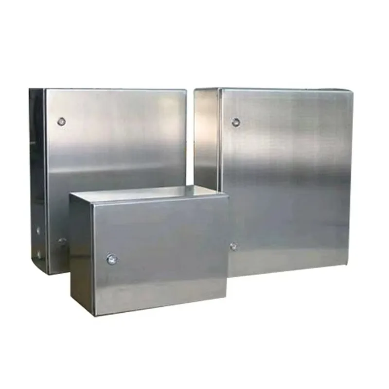 Custom IP66 Waterproof Windproof Stainless Steel Electrical Enclosure Junction Box for Outdoor Use with Square Design