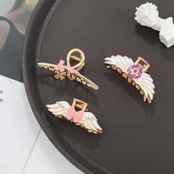 Anime Hair Claw Clips per le donne ragazze Cute Butterfly accessori per capelli in metallo regali per cartoni animati per i fan