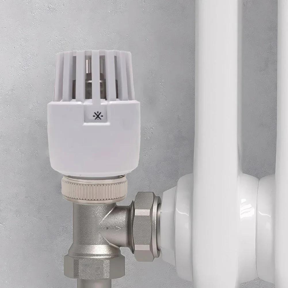 

Heating Radiator Thermostat Head For Water Floor Systems Featuring Frost Protection And 5 Temperature Settings M30x1.5 Thread
