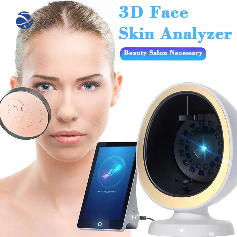 

YYHC Portable Face Sam 3d Skin Analysis Machine Tone Detector Facial Scanner Analyser Moisture Facial Test Machine Skin