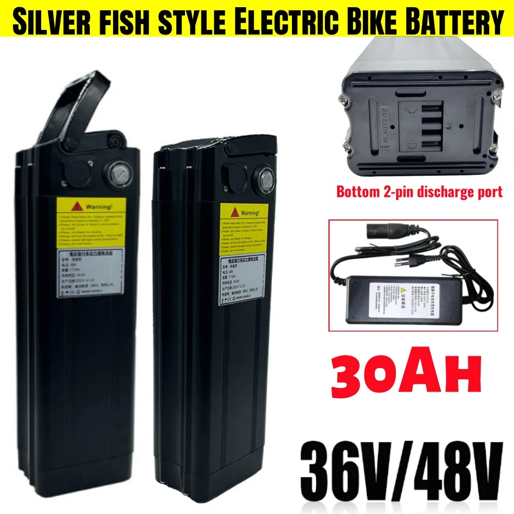 

48 В 36 В Silver Fish литий-ионный аккумулятор 30 Ач для HITWAY Bk3s BK11 BK8 складной электрический велосипед восстановление