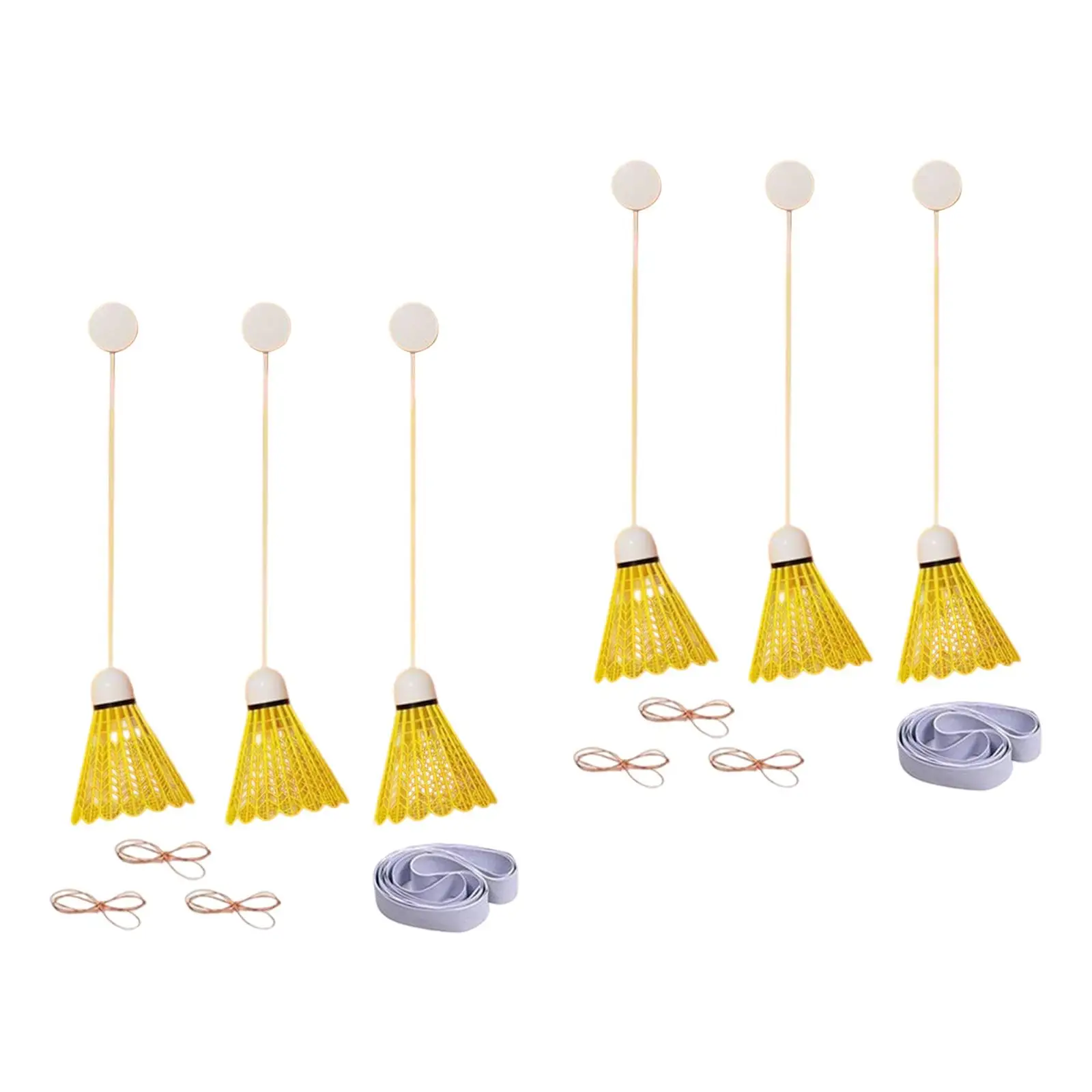 

Badminton Solo Training Single Player Practice Easy to Install Beginner Badminton Training Aid for Games Fitness Exercise