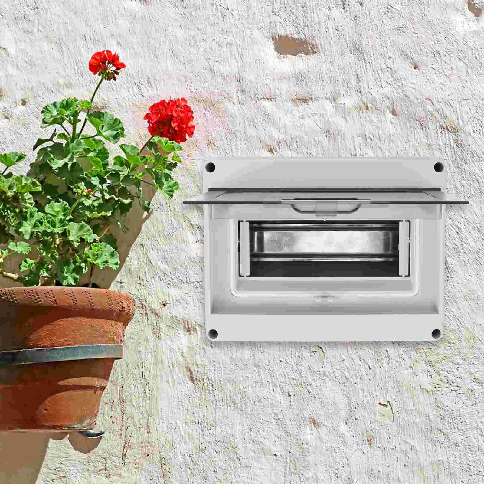 Circuit Breaker Cover Power Distribution Unit Box Weather Proof Electrical Boxes Plastic Light Grey