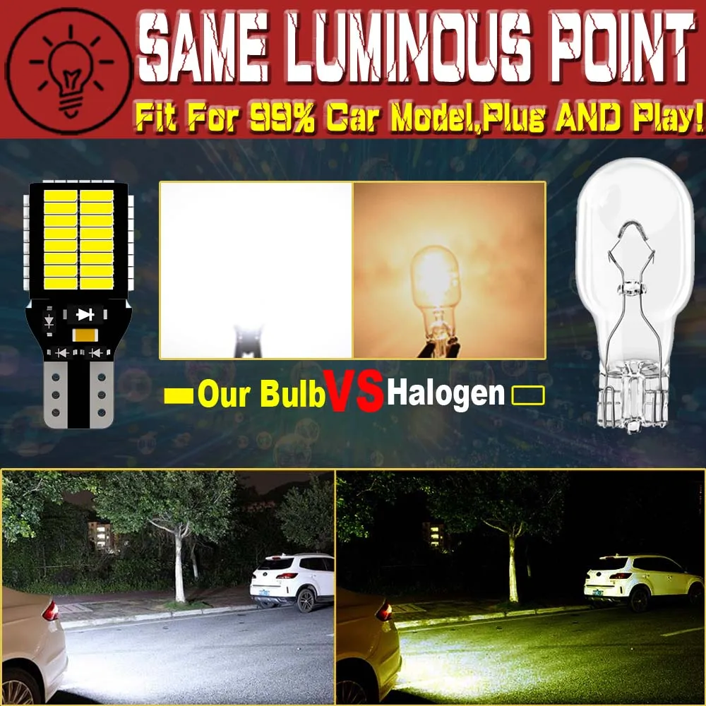 2 قطعة W16W T15 921 912 LED Canbus عكس ضوء لمبة سيارات المركبات احتياطية مصباح 12 فولت لهوندا سيفيك 8 9 أكورد 10 2005-2022 جاز #4