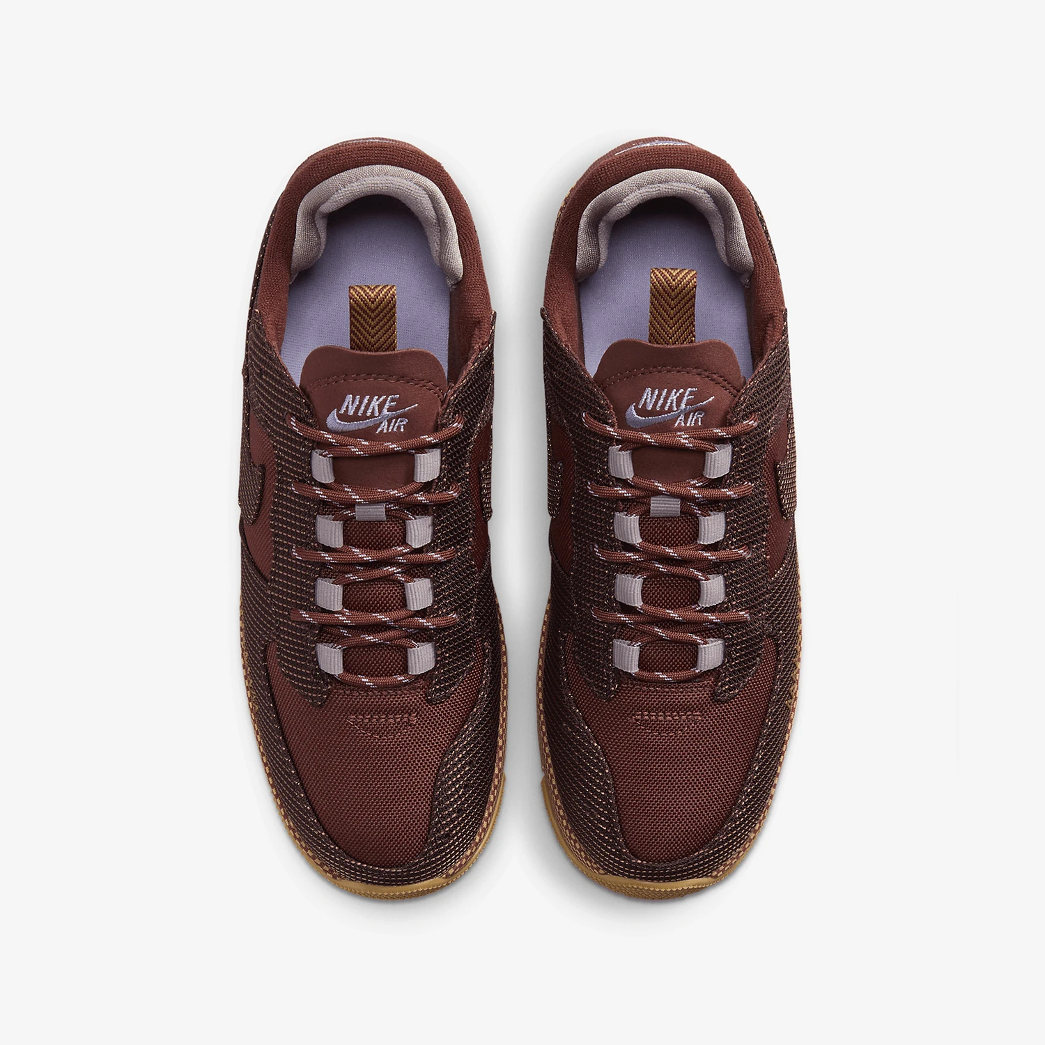 Nike Air Force 1 Wild أحذية رياضية منخفضة الجودة للجنسين أحمر محمر-بني ريترو أحذية رياضية كاجوال للرجال والنساء مضادة للانزلاق متينة FB2348-202