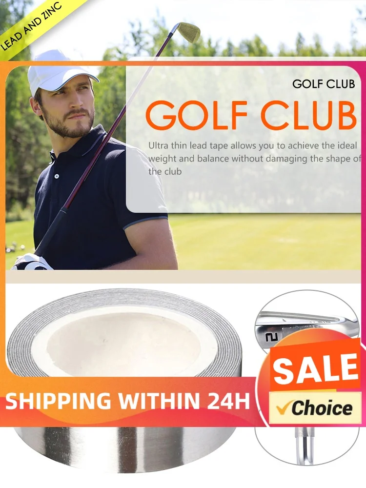 1 Roll Golf Adhesive Tape Weights Golf Club Tennis Racket Iron Putter Tennis Badminton Racket Weight Tape