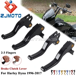 Motorcycle Hand Levers For Harley Dyna Street Bob FXDB I B P Wide Glide CVO/SE 1996-2017 Club Style Handlebar Brake Clutch Lever