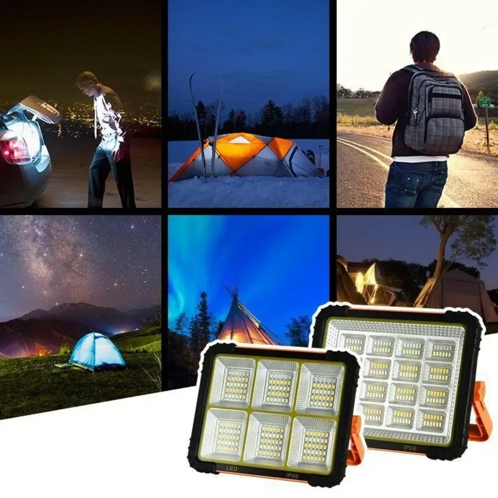 Hot sales Solar Portable Lanterns Household Floodlight Courtyard Outdoor Emergency Charging Multifunctional Waterproof