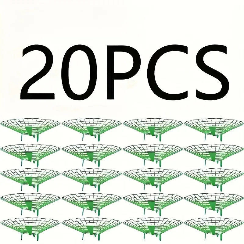 20pcs Green Strawberry Planting Racks, Watermelon Support Frames, with 3 Fixed Support Legs. Garden Plant Care|Functional Garden