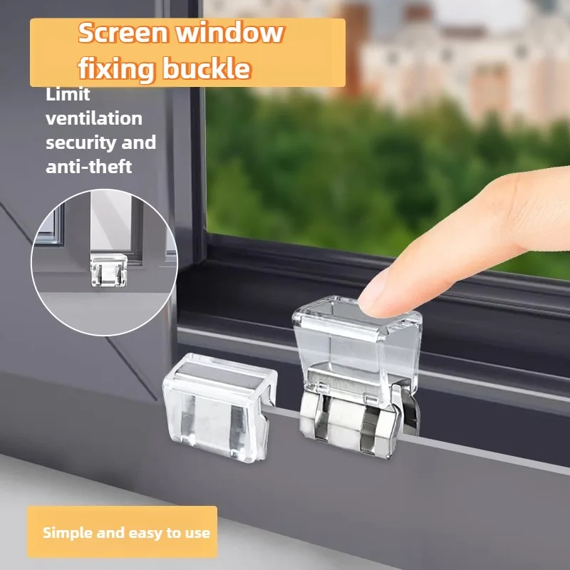 

New 6/12pcs Children Safety Window Lock Stopper Sliding Door Window Limiter Sliding Sash Stopper Anti-theft Child Safety Locks