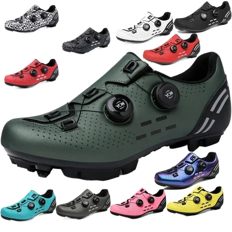 

Professional Cycling Sneaker Women Mountain Racing Flat SPD Road Cycling Footwear Mtb Men Carbon Sports Speed Bike Shoes