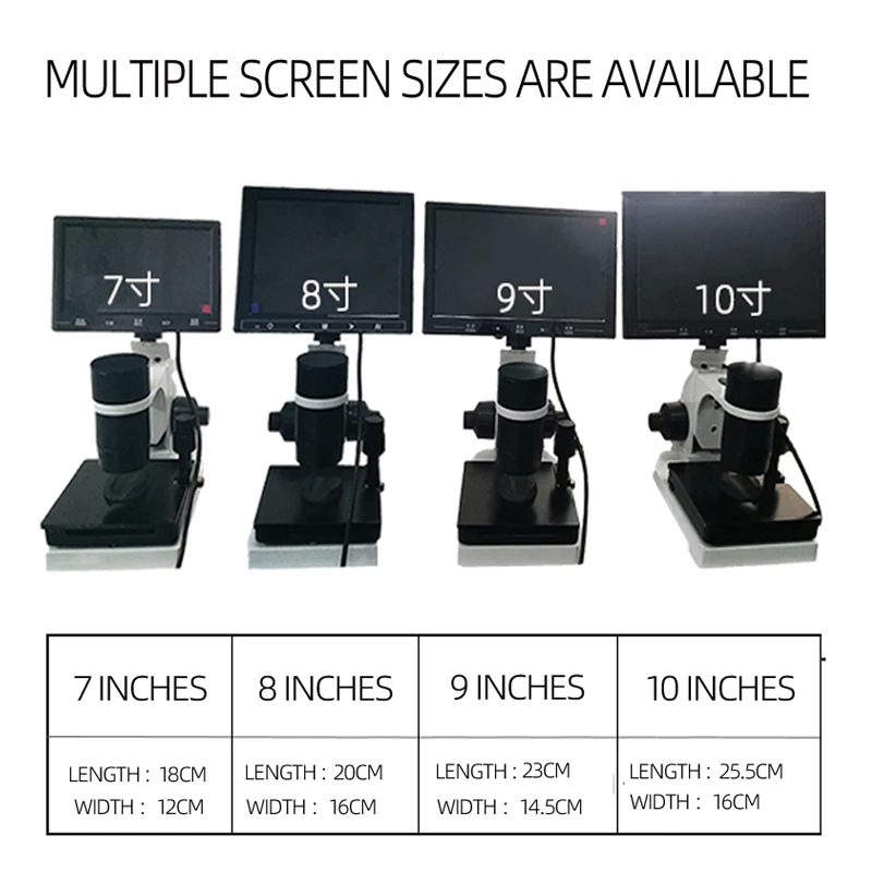 Portable nail wall capillary microcirculation detector, blood vessel microcirculation analyzer 7/8/9/10.1 LCD display