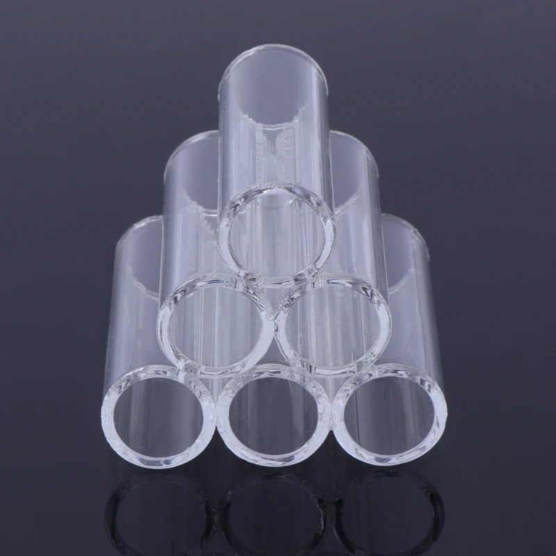 Aquarium Decor Clear Acrylic Tube Cave House Hideout for Small Fish Shrimp Cichlid Hiding Rest Spawning 3 Tubes 6 Tubes