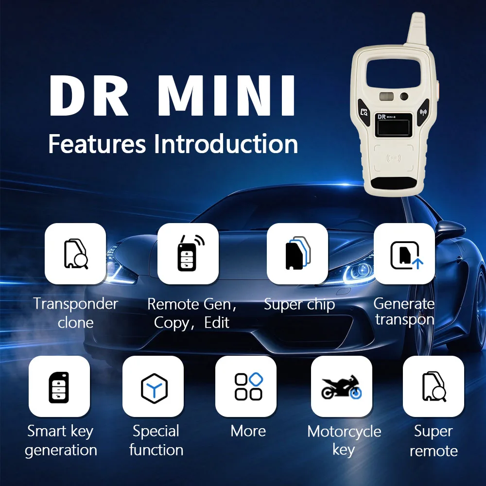 Datong MINI-B Blank Car Key For Audi VW Fiat Hyundai Citroen Opel Jeep Dodge Kia Peugeot Chevrolet Toyota Lexus Mitsubishi
