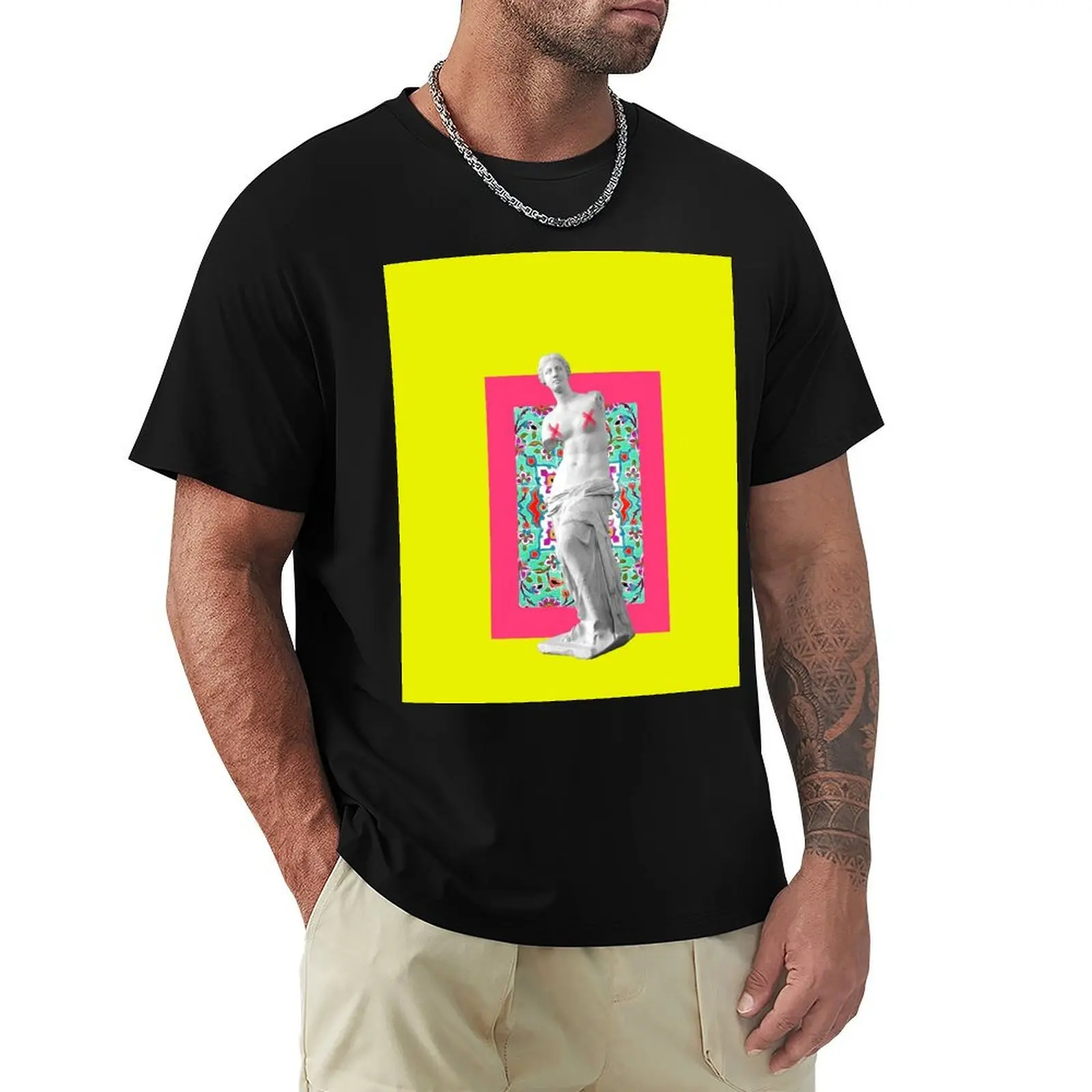 Aphrodite - Persian T-Shirt Basic Solid Color Short Sleeve T-Shirt