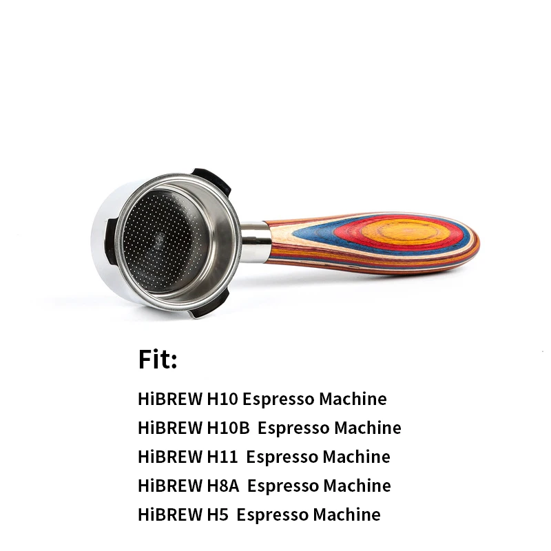 Gasoo 51mm 3 Ear Bottomless Coffee Portafilter Stainless Steel 7