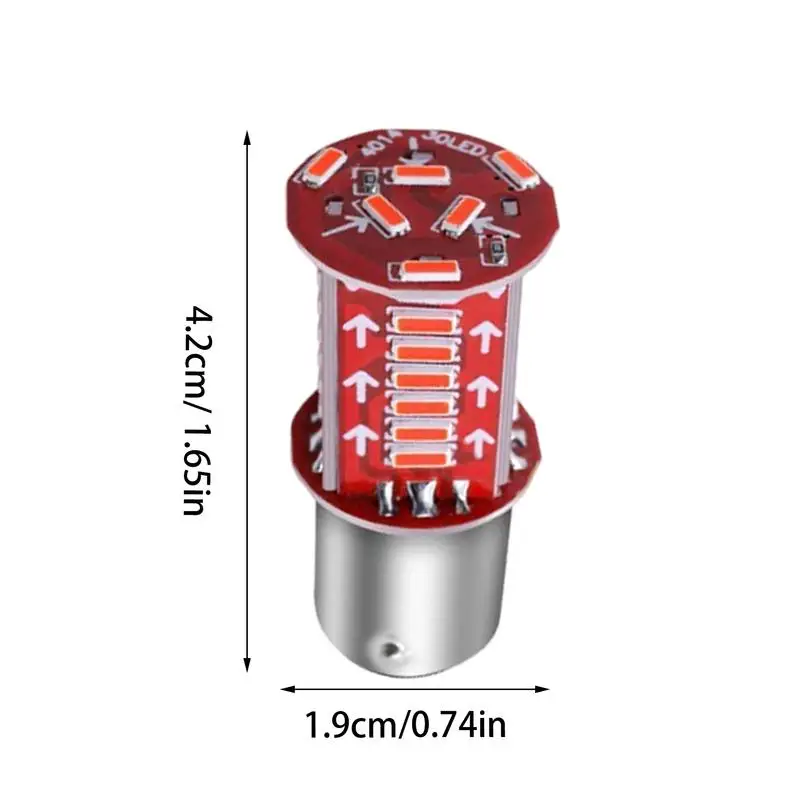 ไฟเบรค LED 1157 LEDs ไฟเลี้ยวไฟท้าย Low Power Ultra Bright อัพเกรดไฟเบรค LED สําหรับรถยนต์