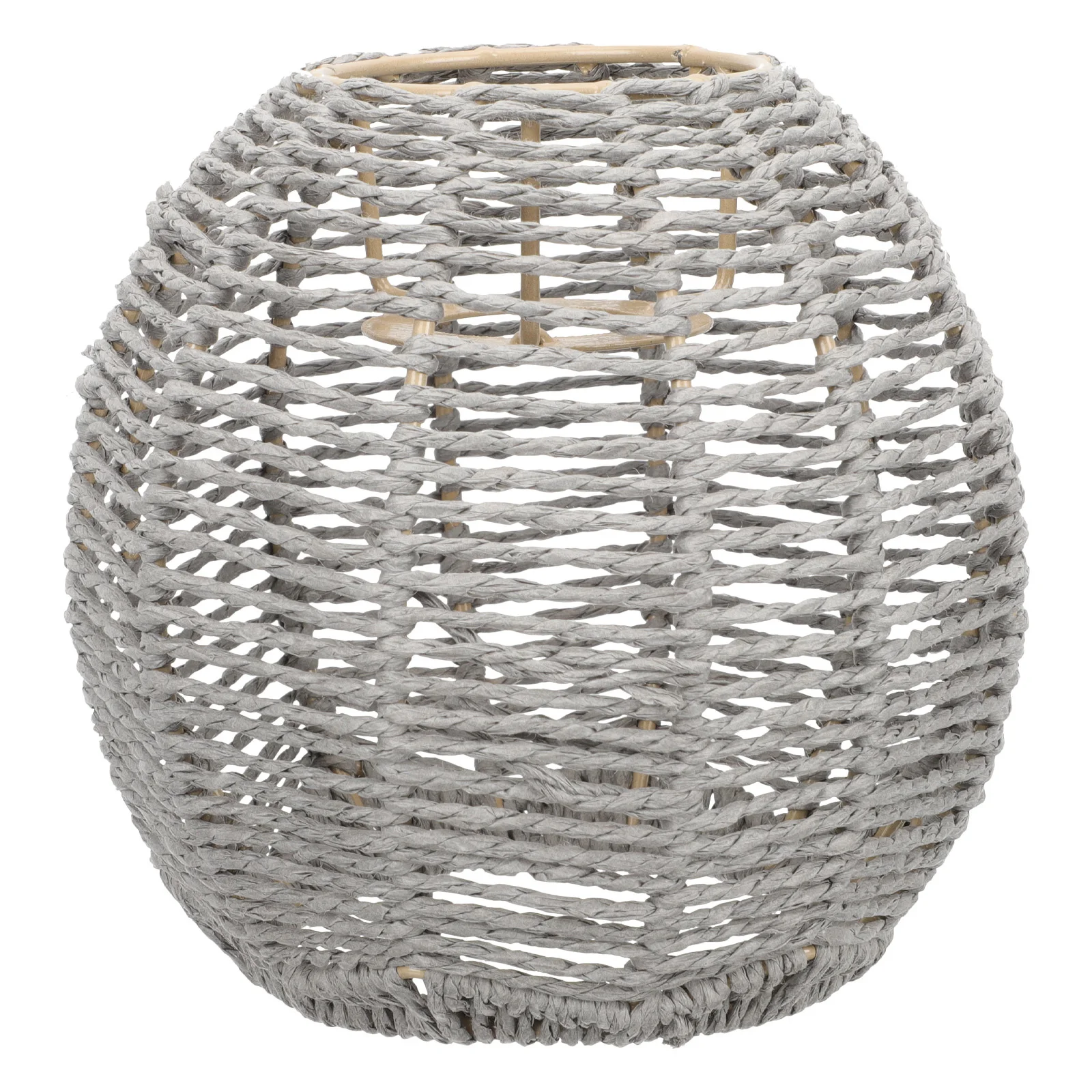 

Creative Rattan Woven Lampshade Elegant Chandelier Cover Vintage Style Hanging Ceiling Lampshade For Dining Room Home Decor