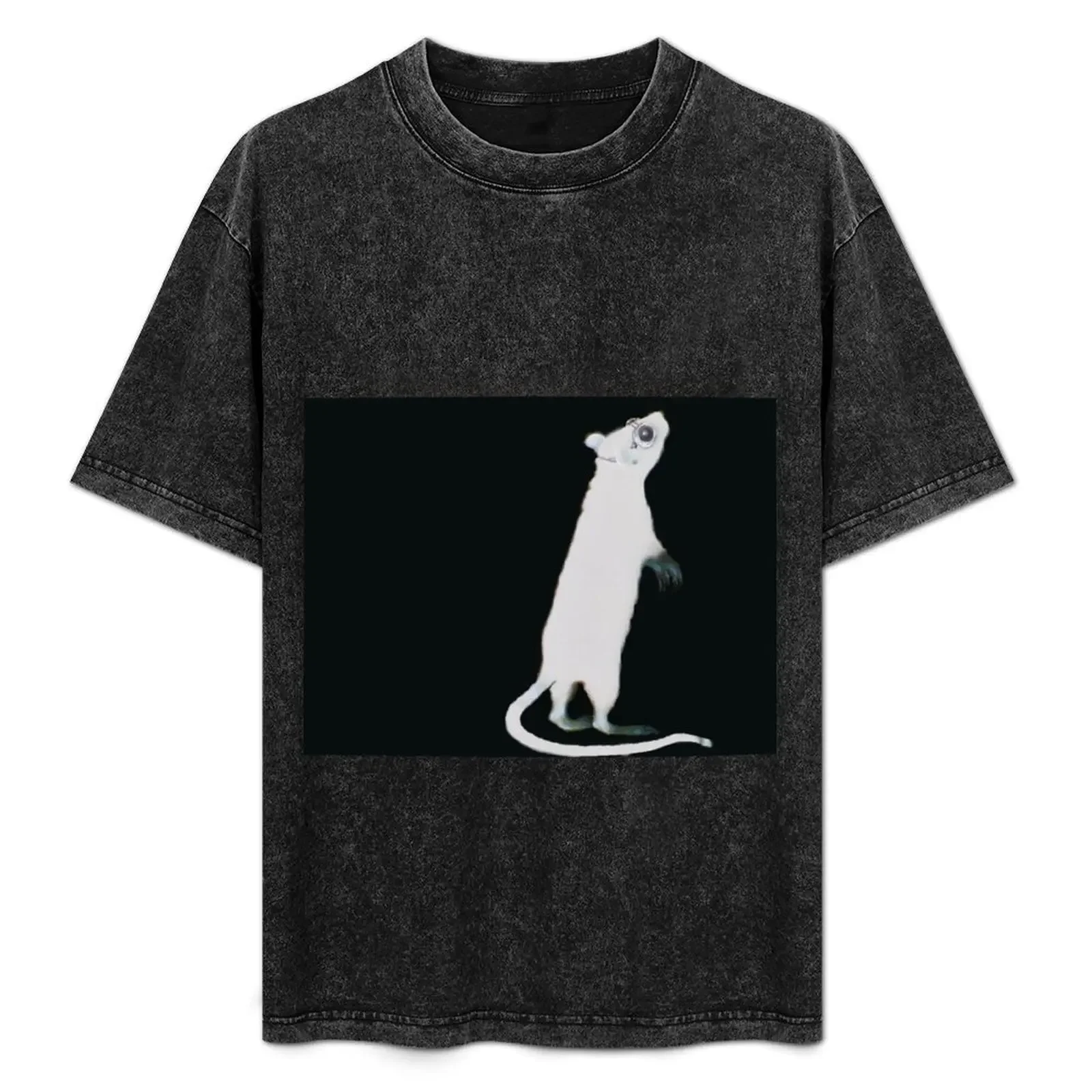 

THE RAT WHISPERER SMARTPHONE CASE (Graffiti) T-Shirt Casual Daily Wear Short Sleeve Top