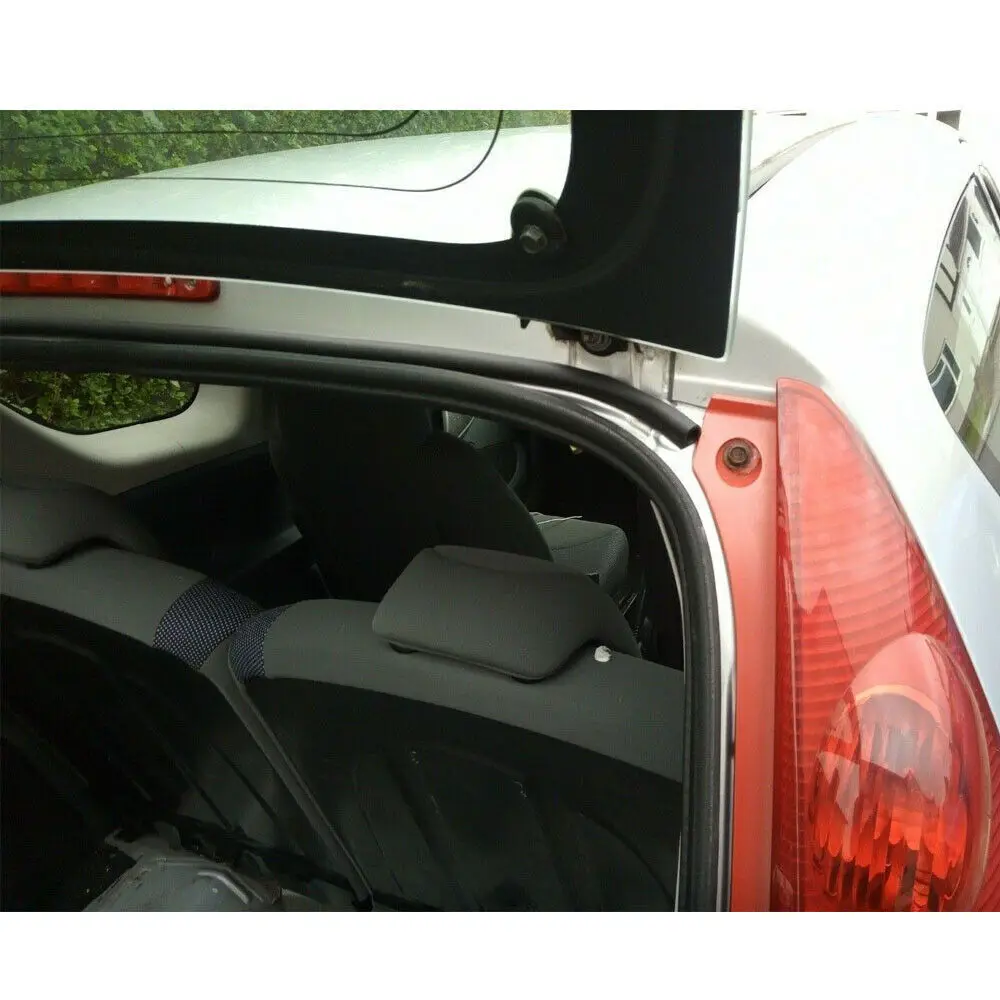 Tira de vedação de borracha impermeável, Car Tailgate Seal, Exterior Proteger Acessórios, Citroen C1, Peugeot 107, Toyota Aygo, 1m