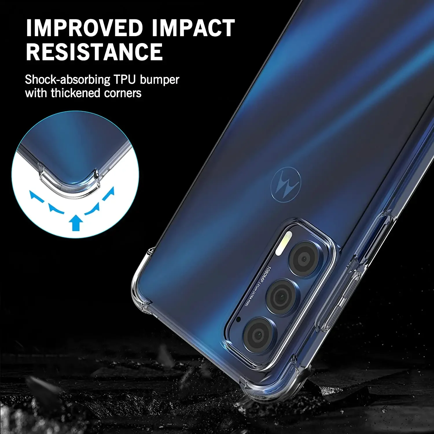 Case for Moto Edge 2021,Shockproof Slim Ultra-Thin Flexible TPU Soft Silicone Anti-Drop Phone Cover for Moto Edge 2021 20 S Pro