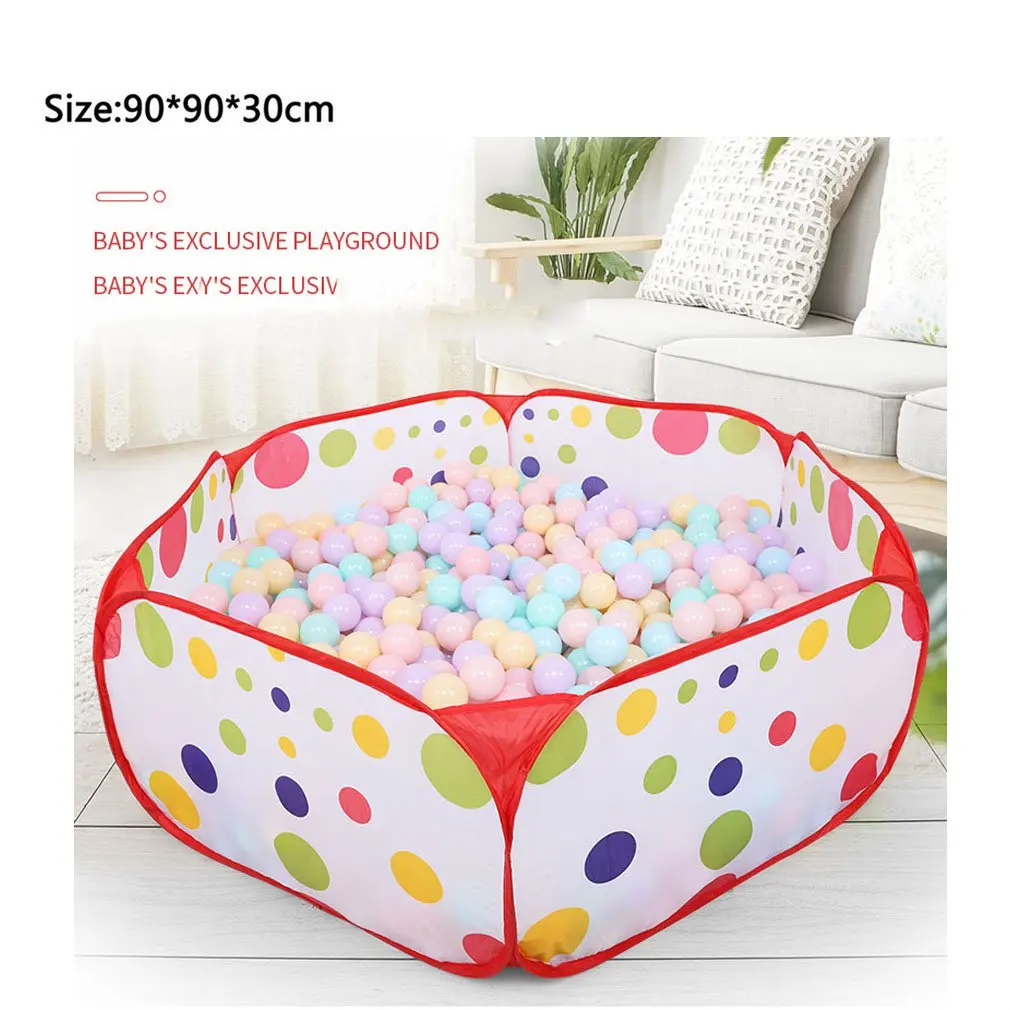 1 Pc Polka Dot Pattern Foldable Baby Kids Play House Tent Basketball Tent Kids Outdoor&Indoor Sports Play Toys