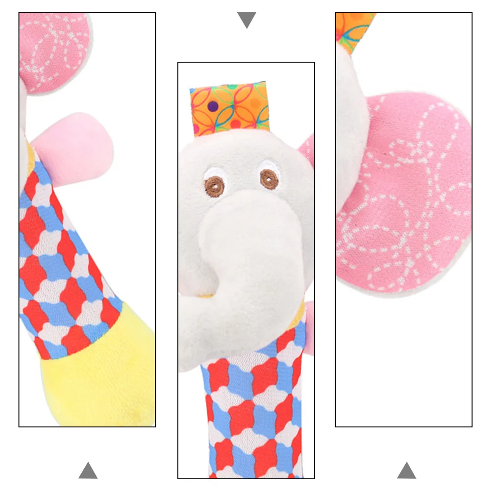 

1pc Cartoon Animal Hand Bell Encourages Grasping Durable Material Early Educational For Infants Kid Hand Jingle