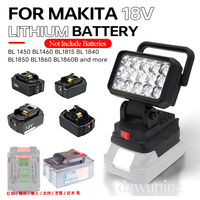 For Makita 18V Li-ion Battery Accessory BL1830 LED Work Lamp Light Torch Flashlight Lantern Camping Emergency Lighting BL1430